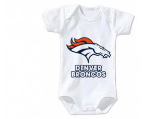 Body Bebé Denver Broncos Talla 3/6 Meses Mangas Cortas