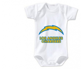 Body bebé Los Angeles Chargers talla 3/6 meses mangas cortas