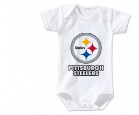 Body bebé Pittsburgh Steelers talla 3/6 meses mangas cortas