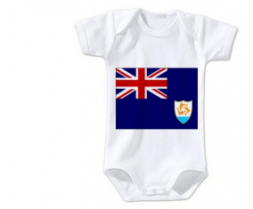 Body Bandera bebé Anguila Tamaño 3/6 Meses Mangas Cortas