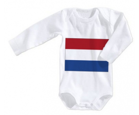 Body bebé Flag St. Eustatius talla 3/6 meses mangas largas