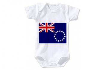 Body bandera bebé cocinar islas tamaño 3/6 meses mangas cortas