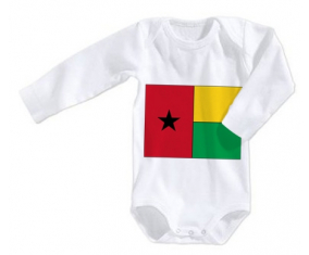 Body bandera del bebé Guinea Tamaño 3/6 meses Mangas largas