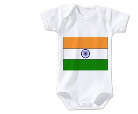 Body baby flag India talla 3/6 meses mangas cortas