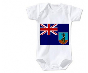 Body bandera bebé Montserrat talla 3/6 meses mangas cortas