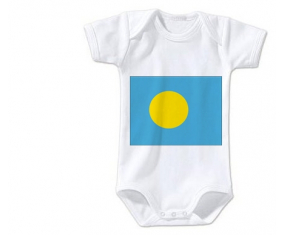 Body Bebé Palau Bandera Tamaño 3/6 Meses Mangas Cortas