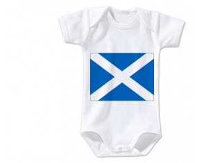 Body baby flag Scotland talla 3/6 meses mangas cortas