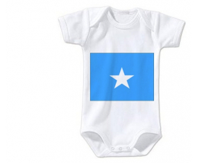 Body bandera del bebé Somalia tamaño 3/6 meses mangas cortas
