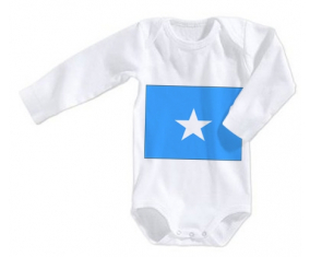 Body bebé Bandera Somalia talla 3/6 meses mangas largas