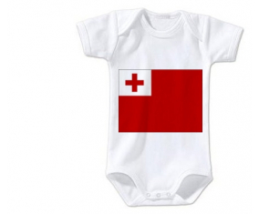 Body bandera del bebé Tonga tamaño 3/6 meses mangas cortas