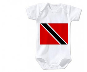 Body bebé Bandera Trinidad y Tobago talla 3/6 meses mangas cortas