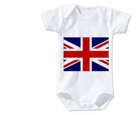 Body baby flag uk tamaño 3/6 meses mangas cortas