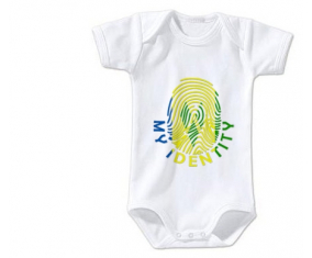Body baby print My Identity St. Vincent and the Grenadines Tamaño 3/6 Meses Mangas Cortas
