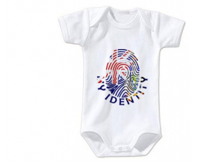 Body baby print My Identity South Georgia y South Sandwich Islands Tamaño 3/6 Meses Mangas Cortas