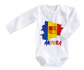 Body andora mapea el tamaño de las mangas largas de 3/6 meses