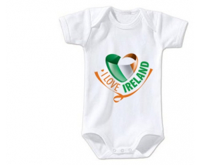 Body bebé me encanta Irland talla 3/6 meses mangas cortas