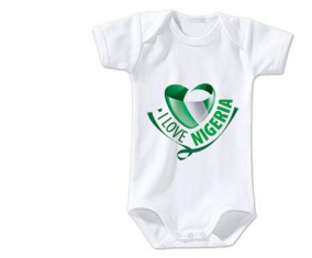 Body bebé me encanta Nigeria talla 3/6 meses mangas cortas