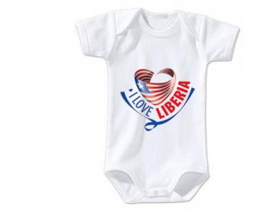 Body bebé me encanta Liberia talla 3/6 meses mangas cortas