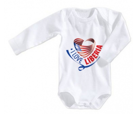 Body bebé me encanta Liberia talla 3/6 meses mangas largas