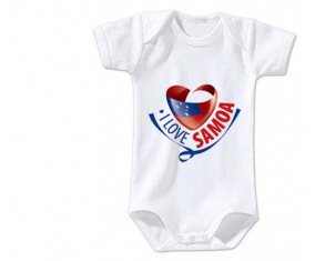 Body bebé me encanta Samoa talla 3/6 meses mangas cortas