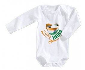 Body bebé I Love India talla 3/6 meses mangas largas