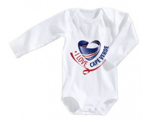 Body bebé I Love Cape verde talla 3/6 meses mangas largas