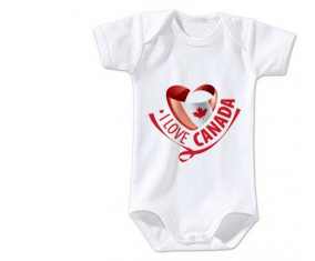 Body bebé me encanta Canadá talla 3/6 meses mangas cortas