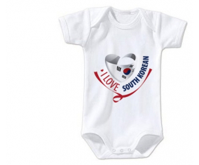 Body bebé me encanta la talla surcoreana 3/6 meses mangas cortas
