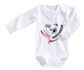Body bebé me encanta la talla surcoreana de 3/6 meses de manga larga