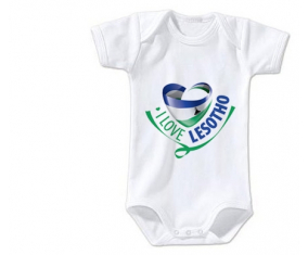 Body bebé me encantan las mangas cortas lesotho talla 3/6 meses