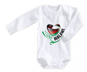 Body bebé me encanta Malawi talla 3/6 meses mangas largas