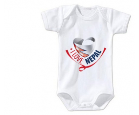 Body bebé me encanta Nepal tamaño 3/6 meses mangas cortas