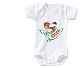 Body bebé me encanta Níger talla 3/6 meses mangas cortas