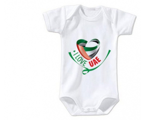 Body bebé me encantan las mangas cortas de talla 3/6 meses de los Emiratos Árabes Unidos