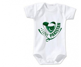 Body bebé me encanta Pakistán talla 3/6 meses mangas cortas