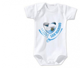 Body bebé me encanta San Marino talla 3/6 meses mangas cortas