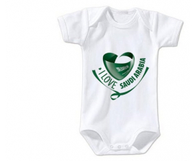 Body bebé me encanta Arabia Saudita talla 3/6 meses mangas cortas