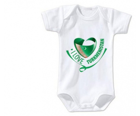 Body bebé me encanta Turkmenistán tamaño 3/6 meses mangas cortas