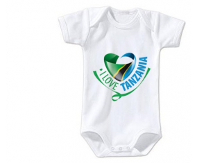 Body bebé me encanta Tanzania tamaño 3/6 meses mangas cortas