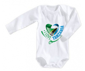 Body bebé me encanta Tanzania tamaño 3/6 meses mangas largas