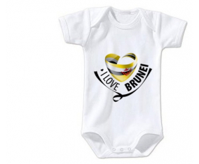 Body bebé me encanta Brunei talla 3/6 meses mangas cortas