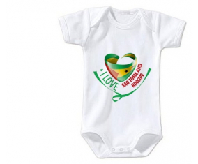 Body bebé me encanta Santo Tomé y Rincipe Tamaño 3/6 Meses Mangas Cortas