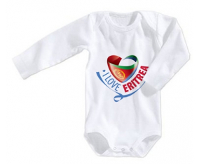 Body bebé me encanta Eritrea talla 3/6 meses mangas largas