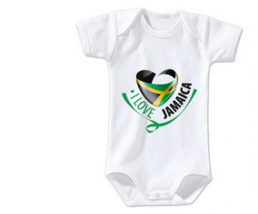 Body bebé me encanta Jamaica talla 3/6 meses mangas cortas