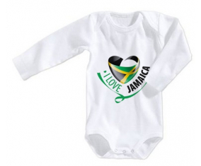 Body bebé me encanta Jamaica talla 3/6 meses mangas largas