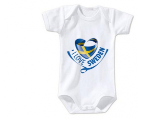 Body bebé me encanta Suecia talla 3/6 meses mangas cortas