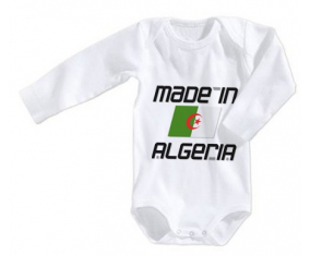Body Bebé Hecho en Argelia Diseño 1 talla 3/6 meses mangas largas