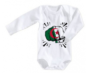 Body bandera del bebé Argelia Punch Tamaño 3/6 Meses Mangas Largas