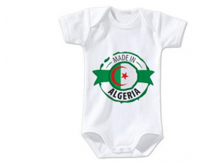 Body bebé hecho en Argelia Diseño 2 Tamaño 3/6 Meses Mangas Cortas