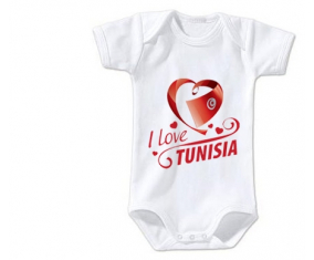 Body bebé me encanta Túnez diseño 1 talla 3/6 meses mangas cortas